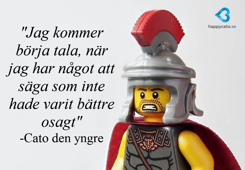 Stoicism lycka glädje Cato lego